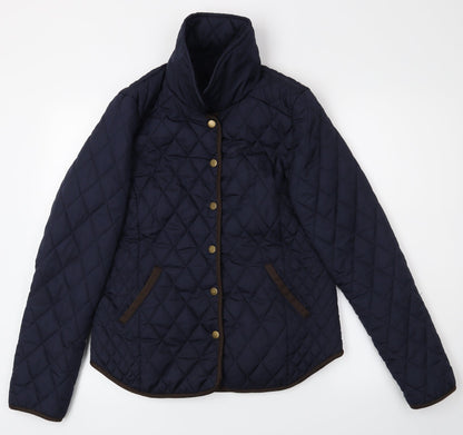 Preloved Atmosphere Womens Blue   Windbreaker Coat Size 10 - Front