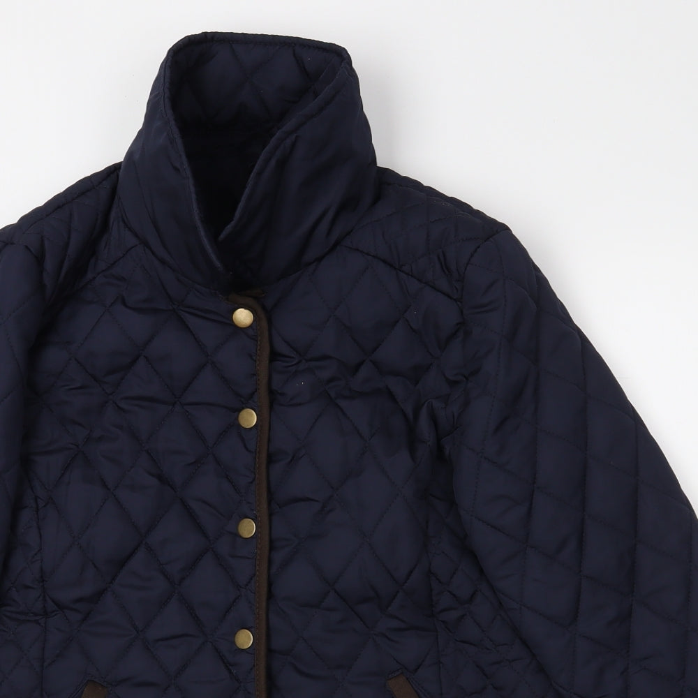 Atmosphere Womens Blue   Windbreaker Coat Size 10