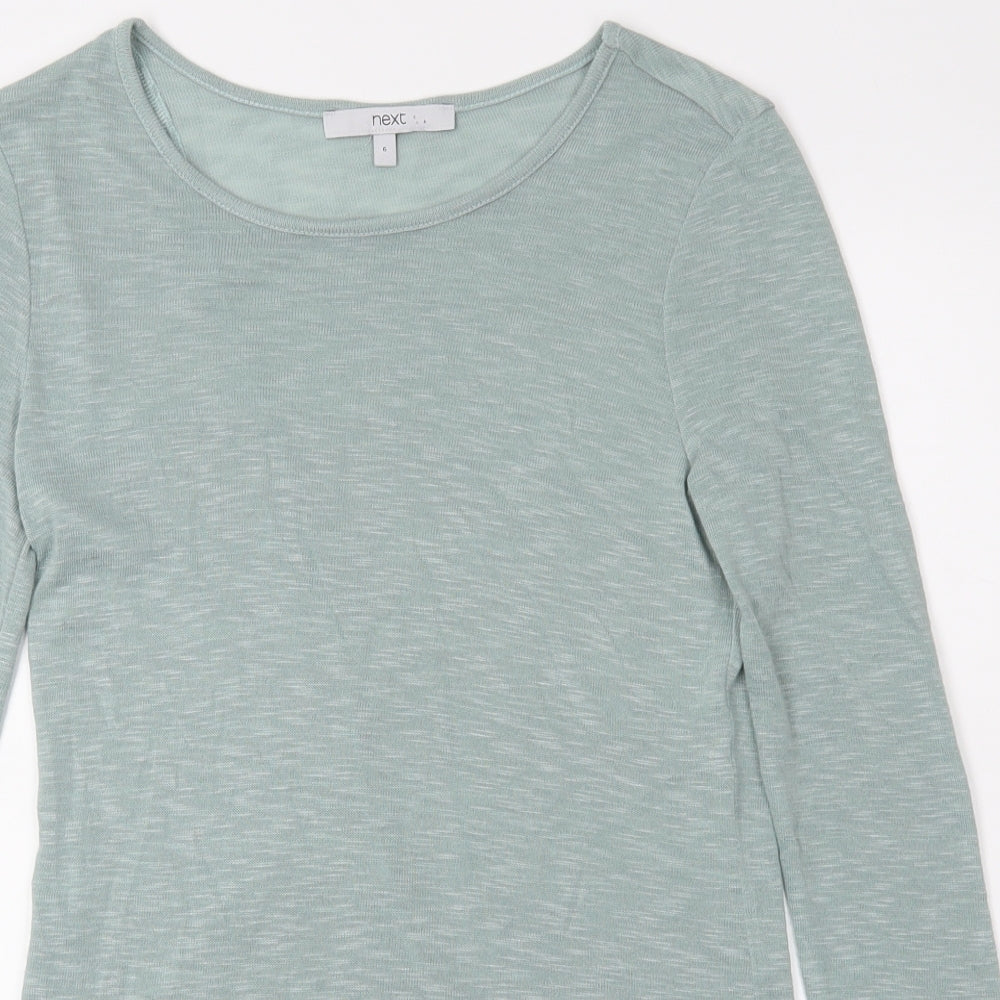 NEXT Womens Green   Basic T-Shirt Size 6