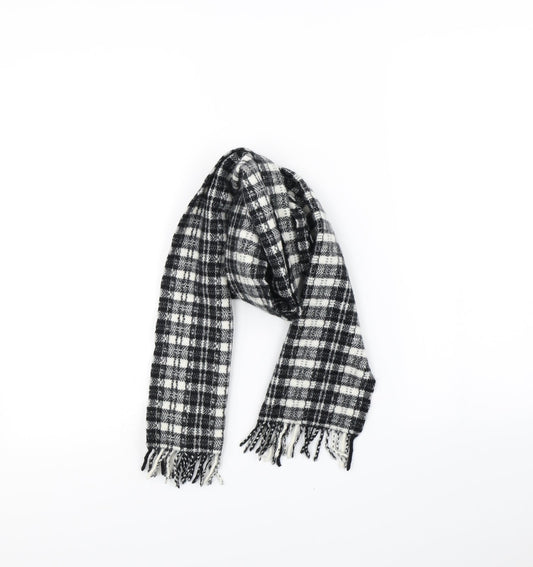 Preworn Womens Black Check   Scarf