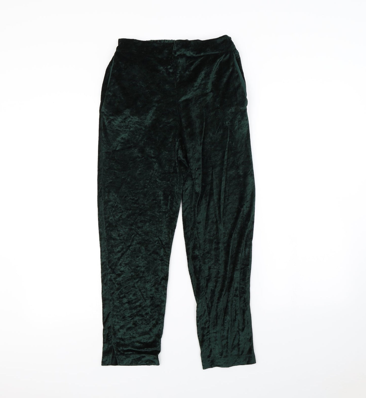H&M Womens Green   Trousers  Size 6 L24 in