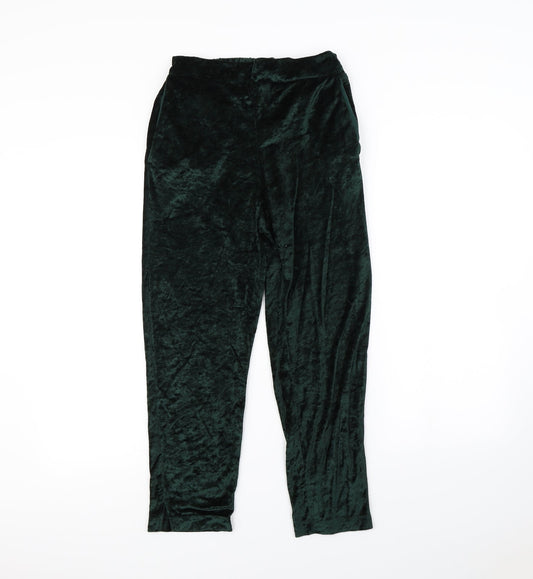 H&M Womens Green   Trousers  Size 6 L24 in