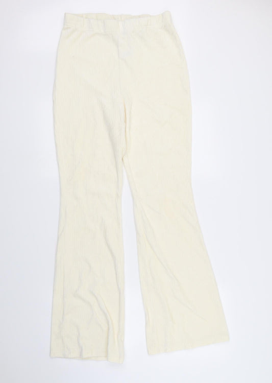 Divded Womens Ivory   Trousers  Size M L30 in