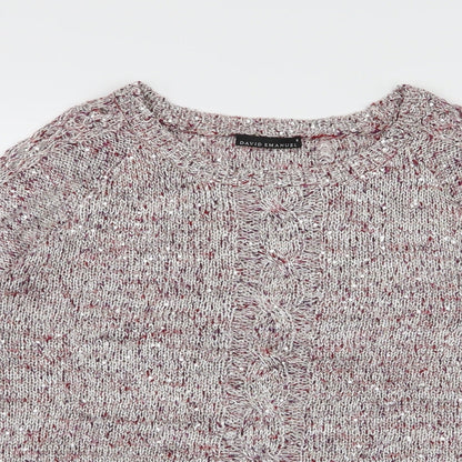 Preloved DAVID EMANUEL Womens Pink   Pullover Jumper Size M - Detail