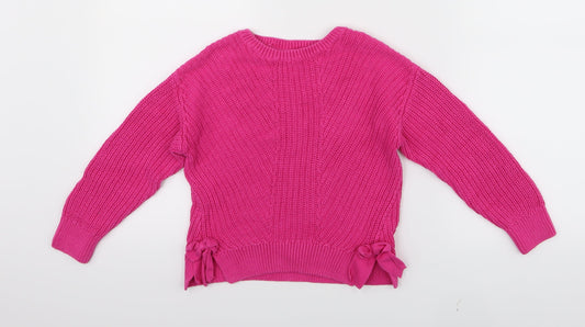 i love girlswear Girls Pink   Pullover Jumper Size 6 Years