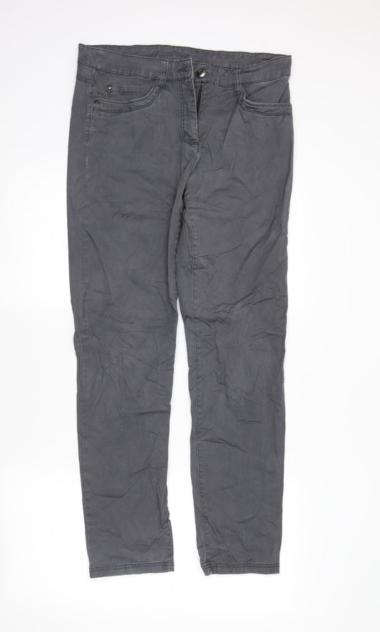 CANDA Womens Grey   Skinny Jeans Size 10 L31 in