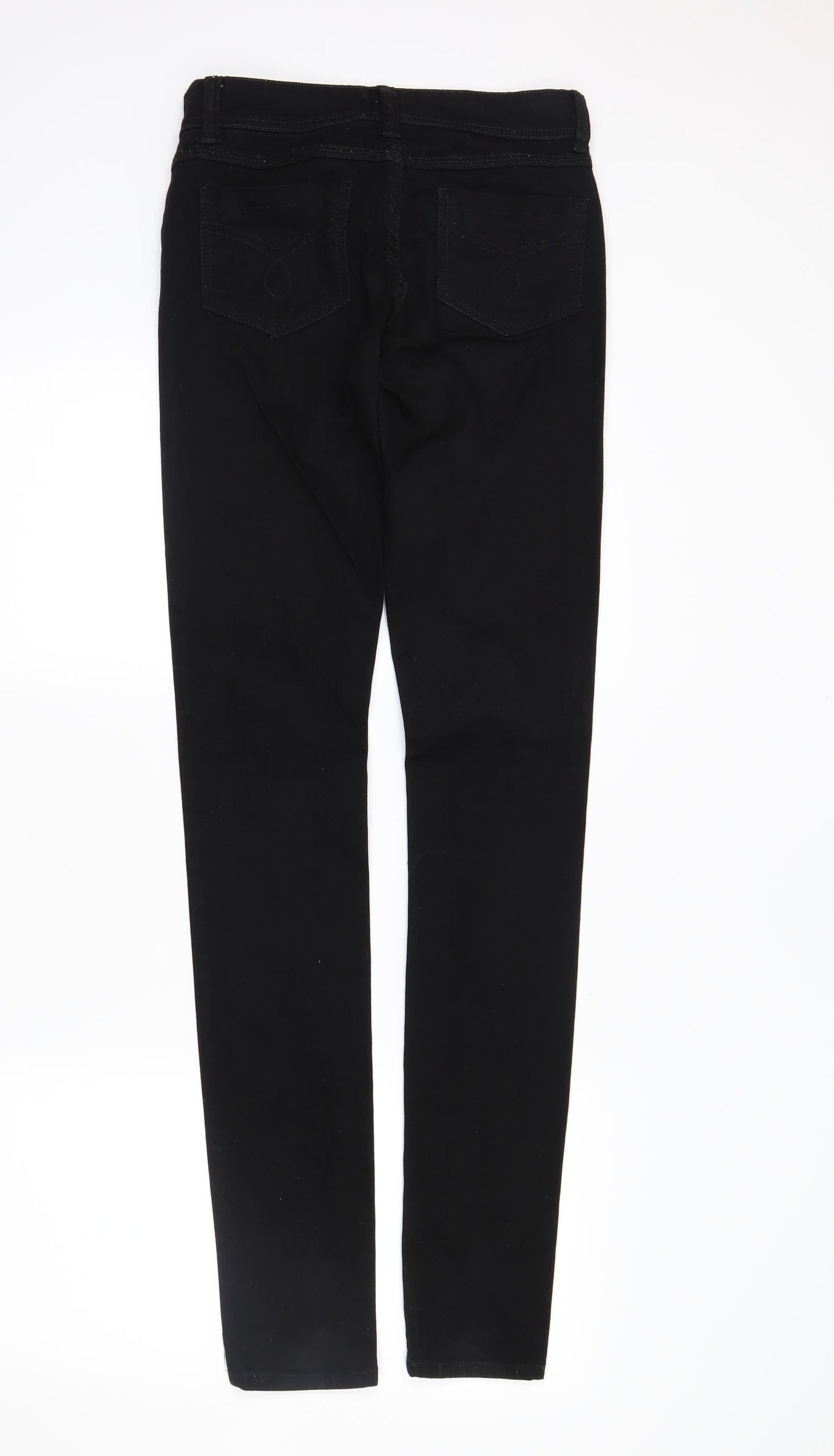 denimco Womens Black   Skinny Jeans Size 8 L33 in