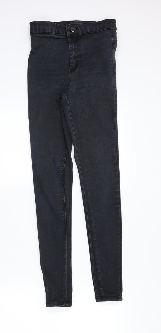 Topshop Womens Black   Skinny Jeans Size 26 in L32 in