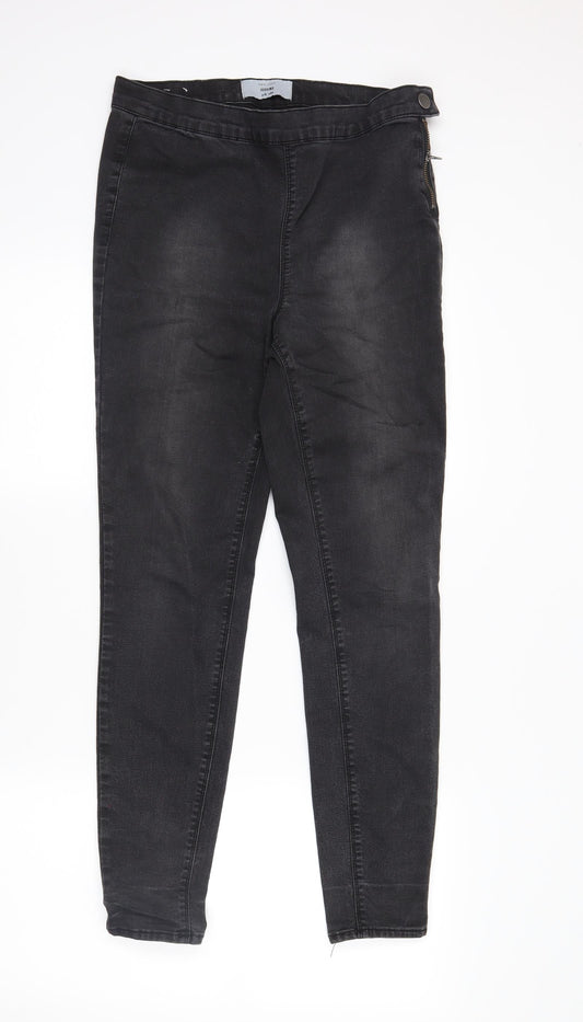 newlook Womens Black  Corduroy Jegging Jeans Size 12 L28 in