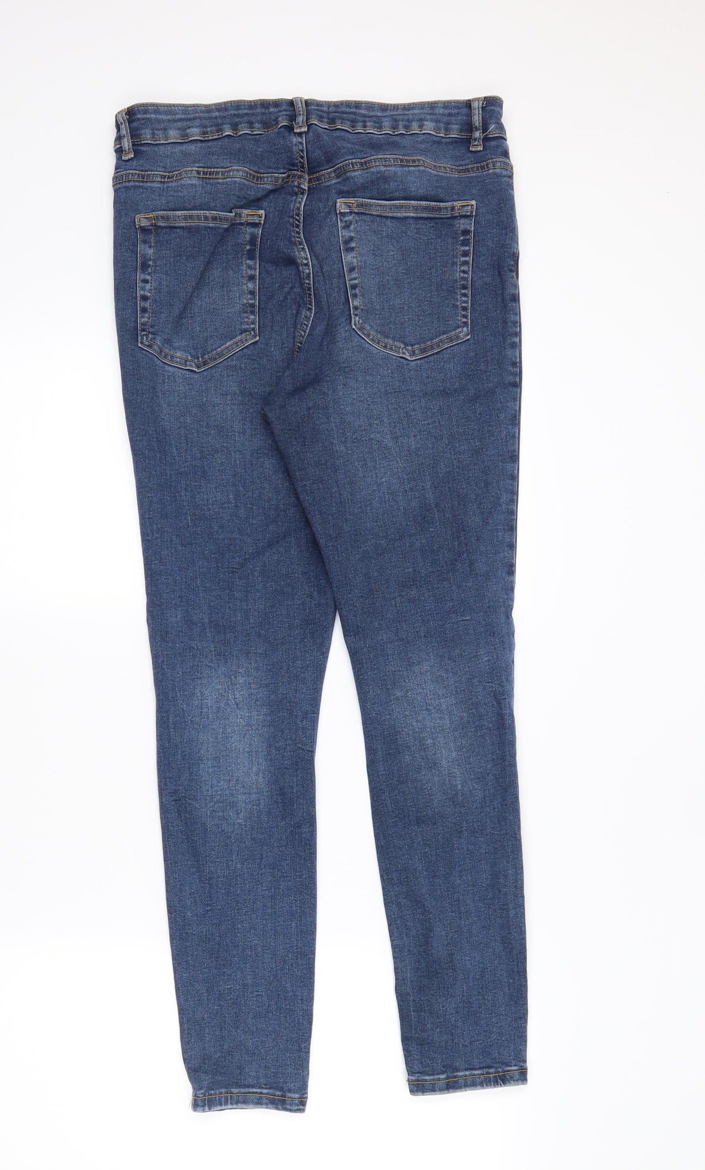 denimCo Womens Blue  Denim Skinny Jeans Size 14 L27 in