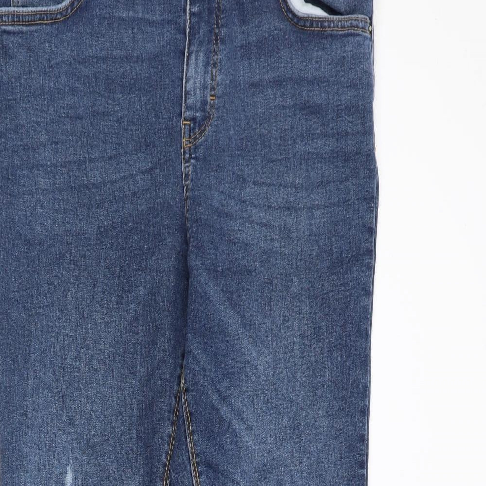denimCo Womens Blue  Denim Skinny Jeans Size 14 L27 in