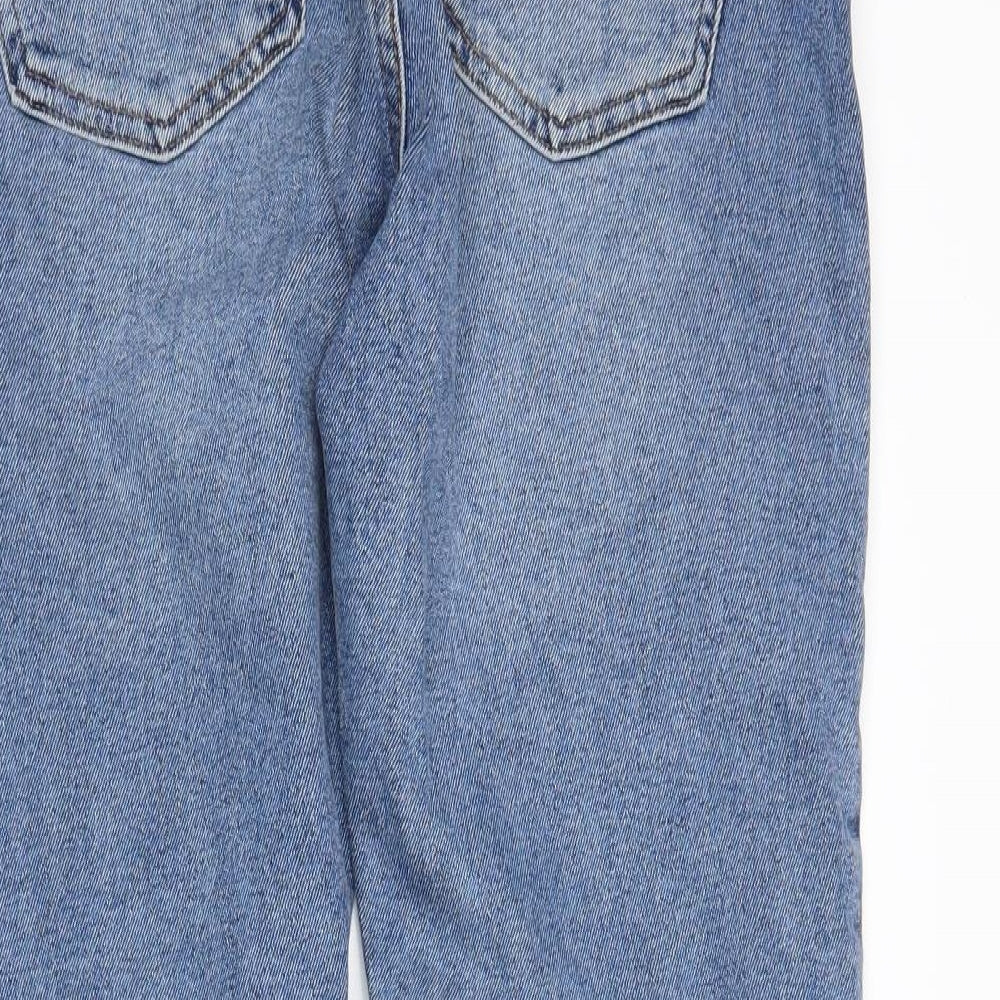 denimCo Womens Blue  Denim Mom Jeans Size 6 L26 in
