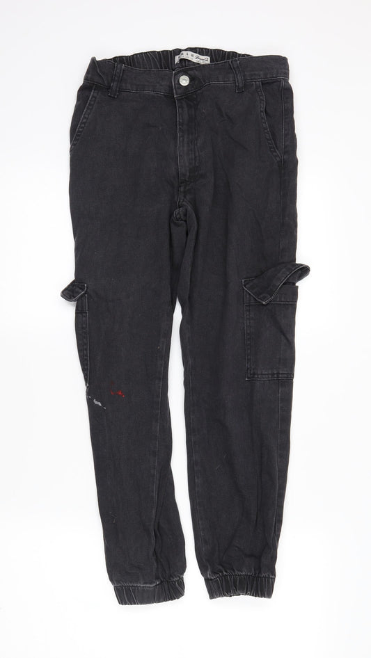 denimco Womens Blue  Denim Jegging Jeans Size 8 L28 in