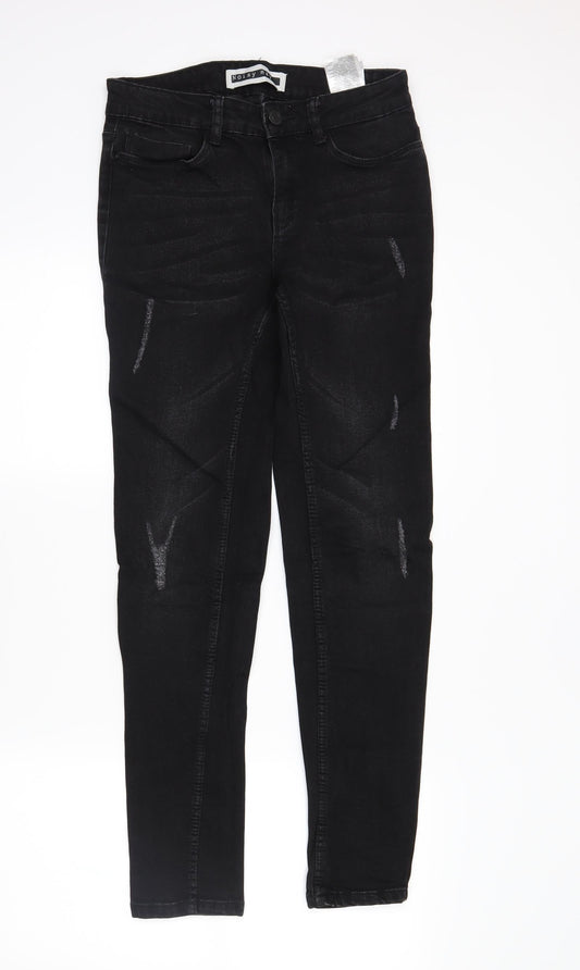 Noisy may Mens Black  Denim Skinny Jeans Size 30 in L29 in