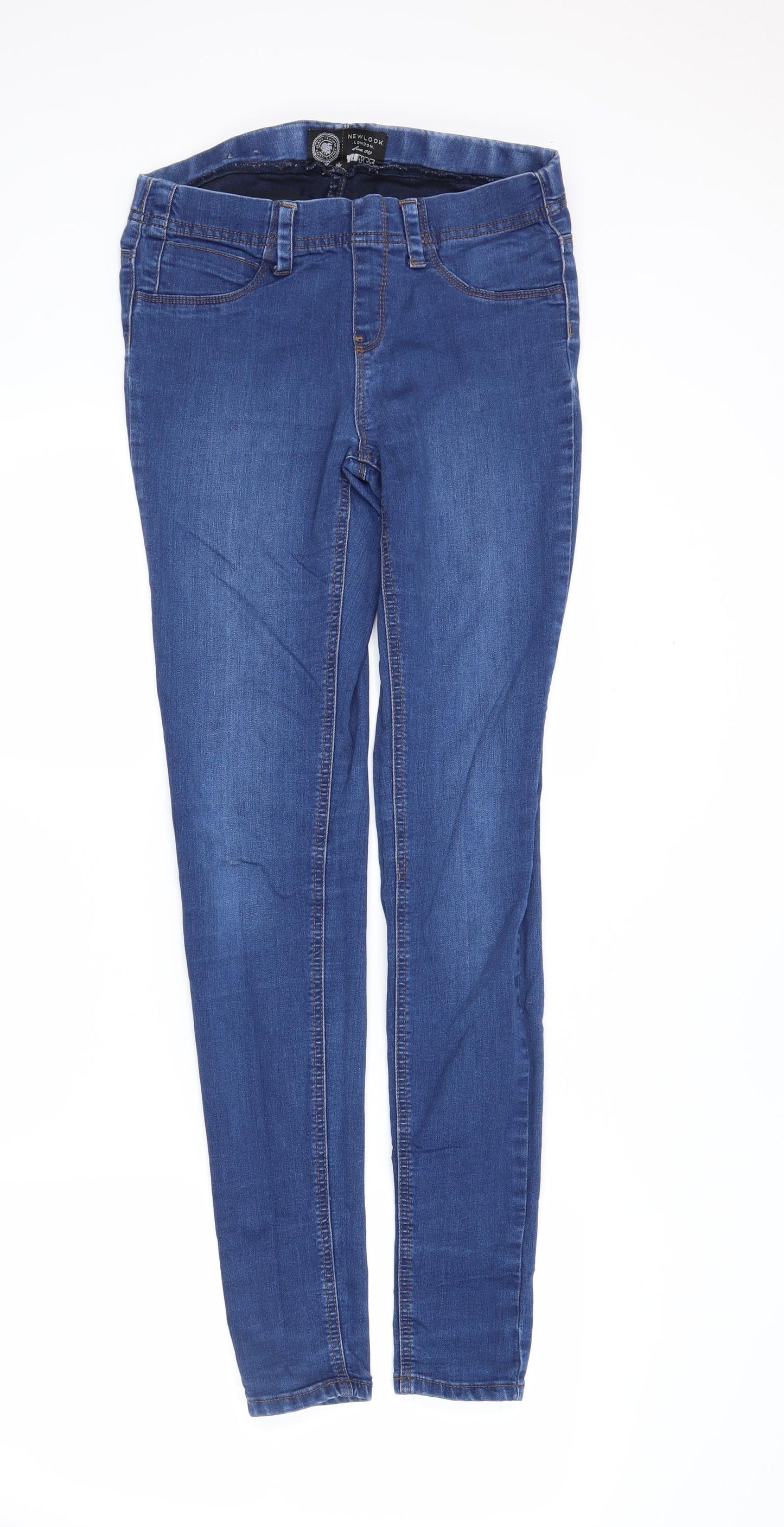 newlook Womens Blue  Denim Jegging Jeans Size 8 L30 in