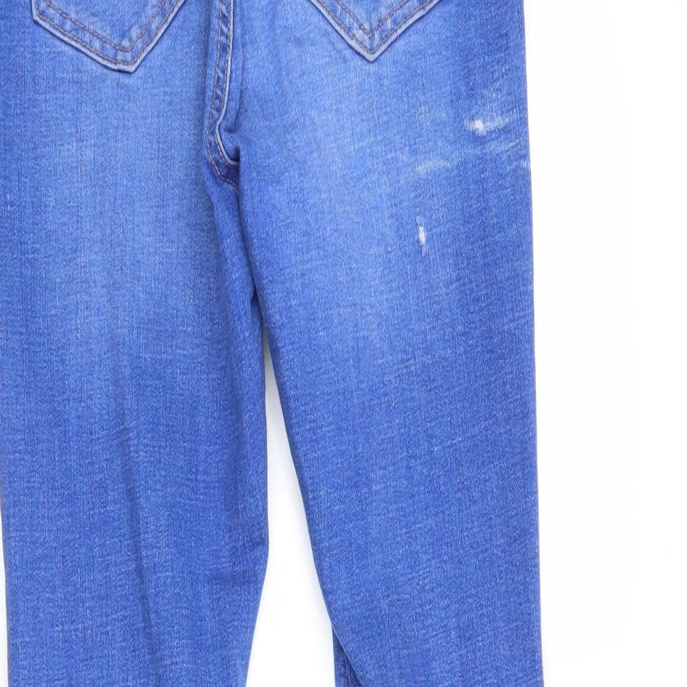 DenimCo Womens Blue  Denim Skinny Jeans Size 8 L28 in