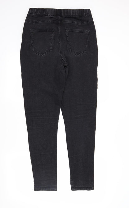 Preloved ESMARA Womens Black  Denim Jegging Jeans Size 14 L29 in - Back