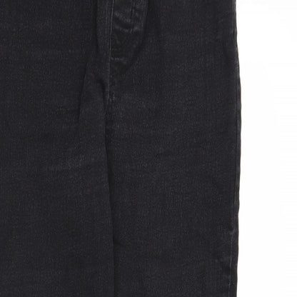 Preloved ESMARA Womens Black  Denim Jegging Jeans Size 14 L29 in - Detail