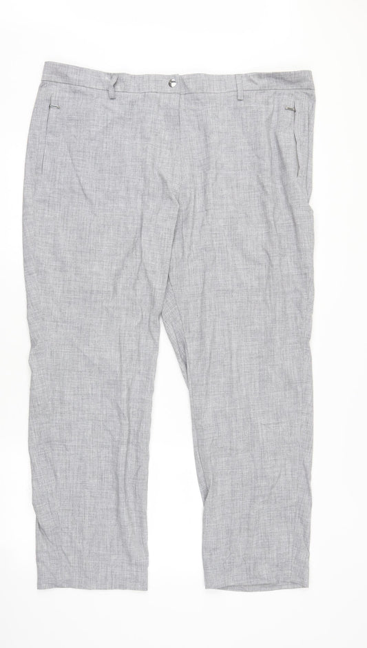 Marks and Spencer Womens Grey   Trousers  Size 22 L28 in