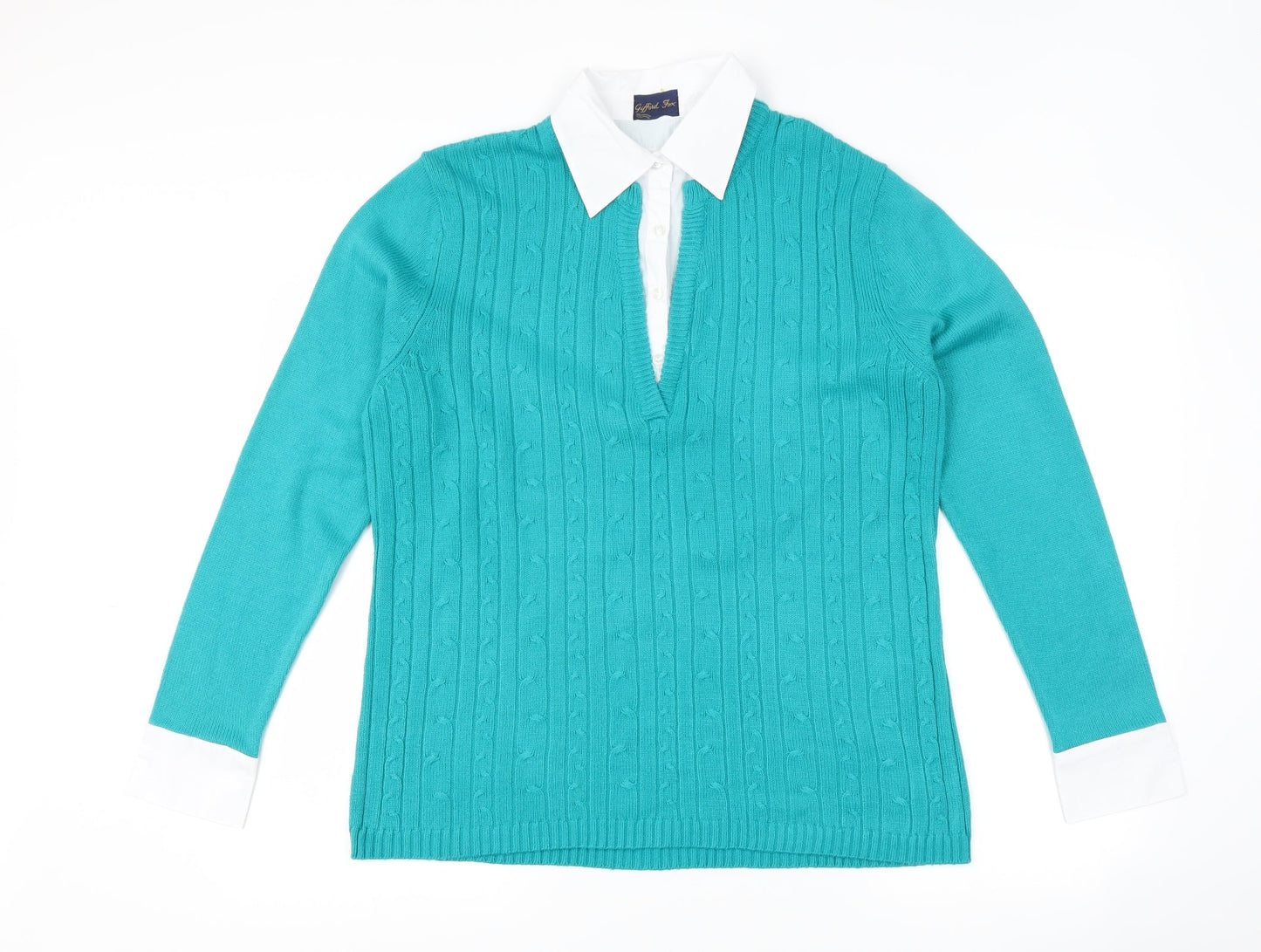 Gifford Fox Womens Blue   Pullover Jumper Size 16
