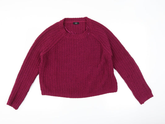F&F Womens Purple   Pullover Jumper Size 10