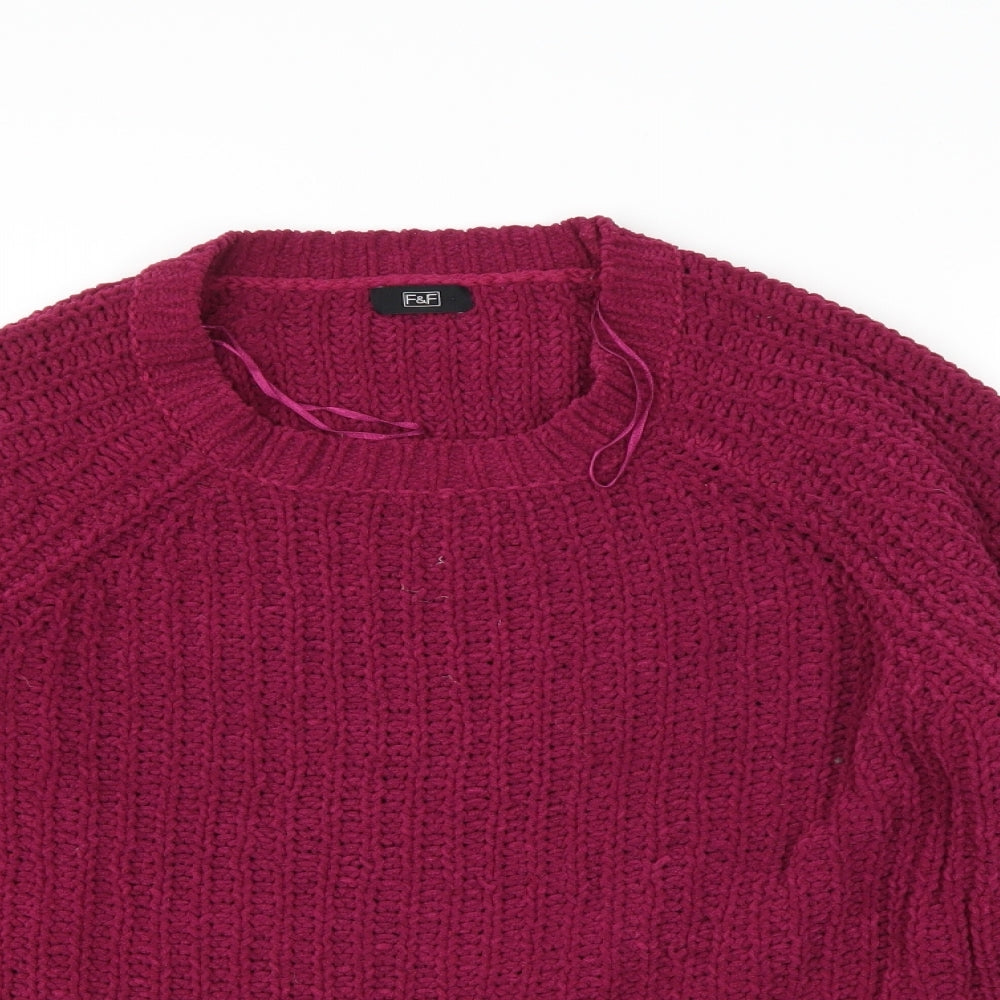 F&F Womens Purple   Pullover Jumper Size 10