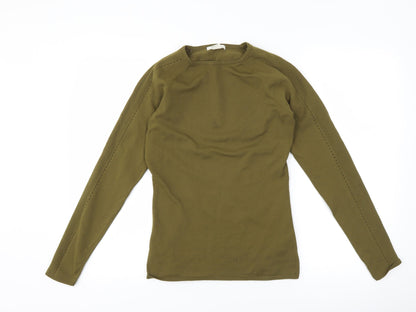 Preloved H&M Womens Green   Basic T-Shirt Size S - Front