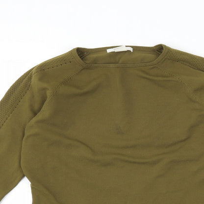 Preloved H&M Womens Green   Basic T-Shirt Size S - Detail