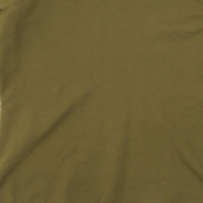 Preloved H&M Womens Green   Basic T-Shirt Size S - Label