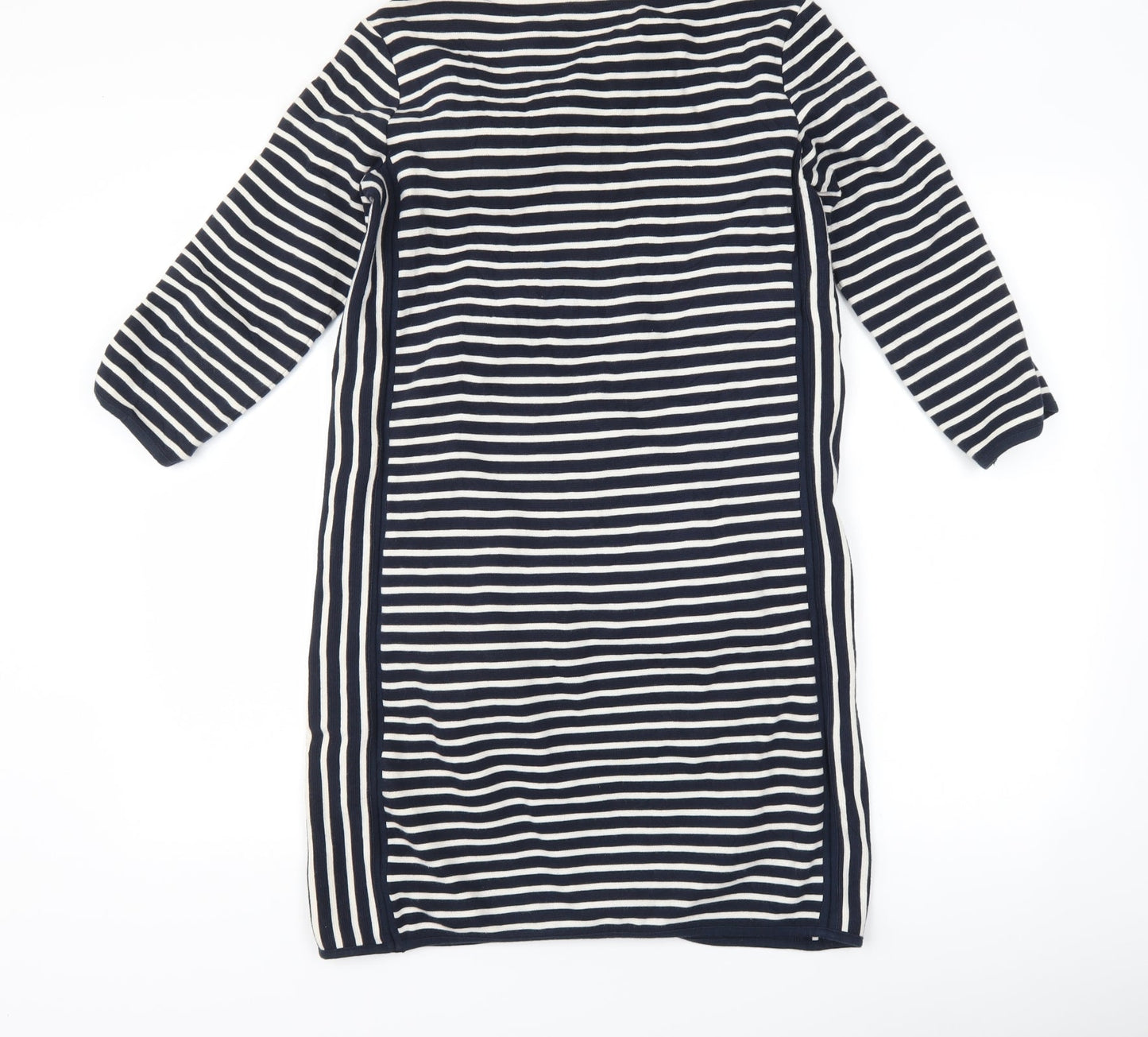Marks and Spencer Womens Blue Striped  Jumper Dress  Size 10