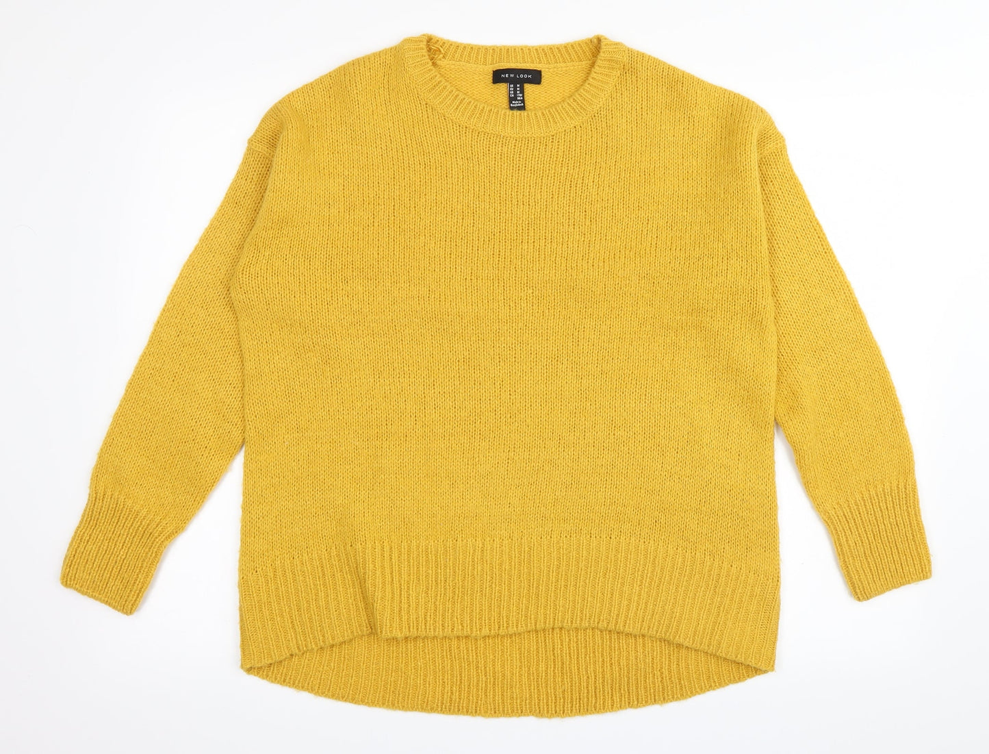 New Look Womens Yellow   Pullover Jumper Size M