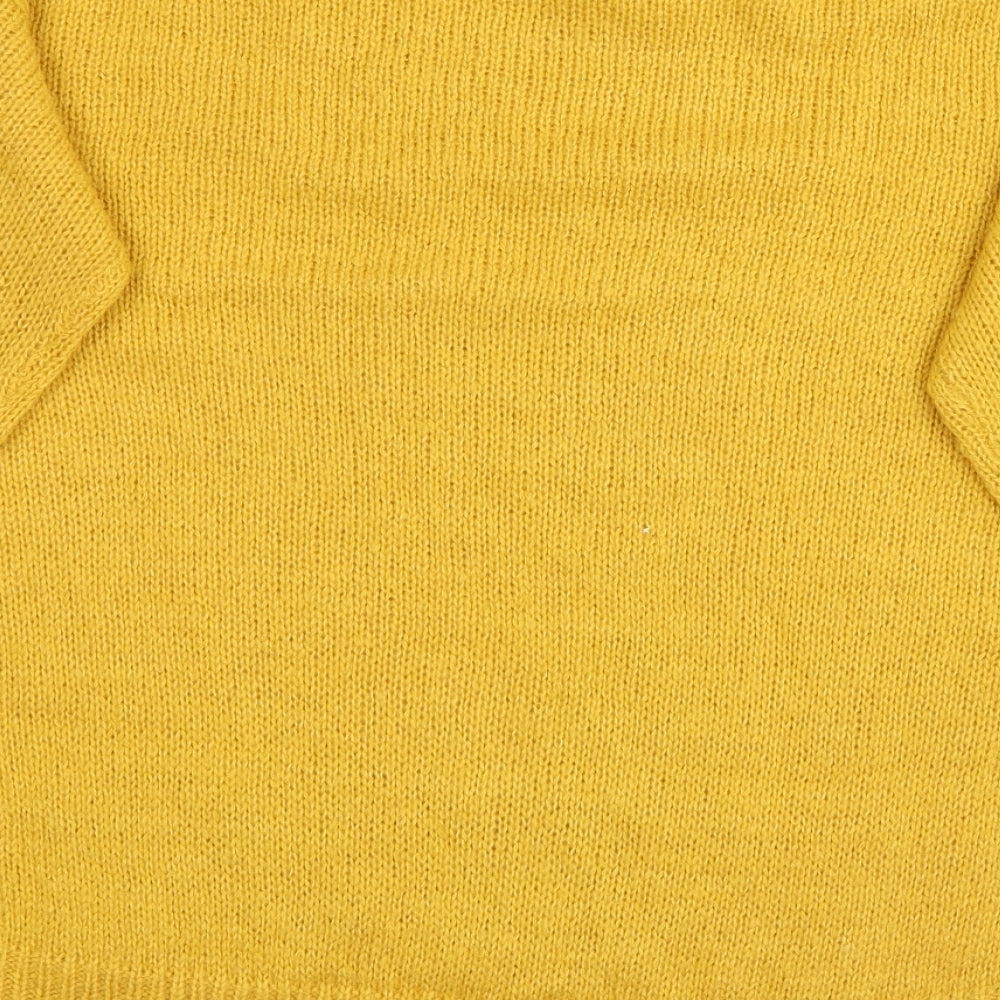 New Look Womens Yellow   Pullover Jumper Size M