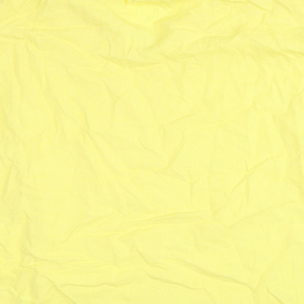 flint & moss Womens Yellow   Basic Blouse Size 2XL