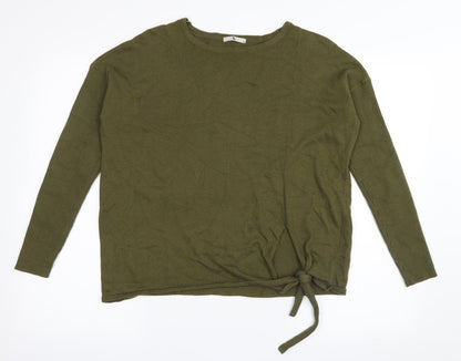 Preloved TU Womens Green   Pullover Jumper Size 14 - Front