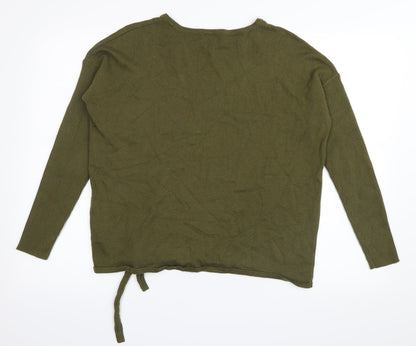 Preloved TU Womens Green   Pullover Jumper Size 14 - Back