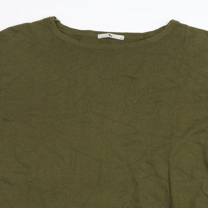 Preloved TU Womens Green   Pullover Jumper Size 14 - Detail