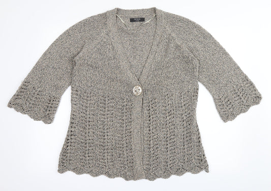 Moda at George  Womens Brown   Cape Jumper Size 16