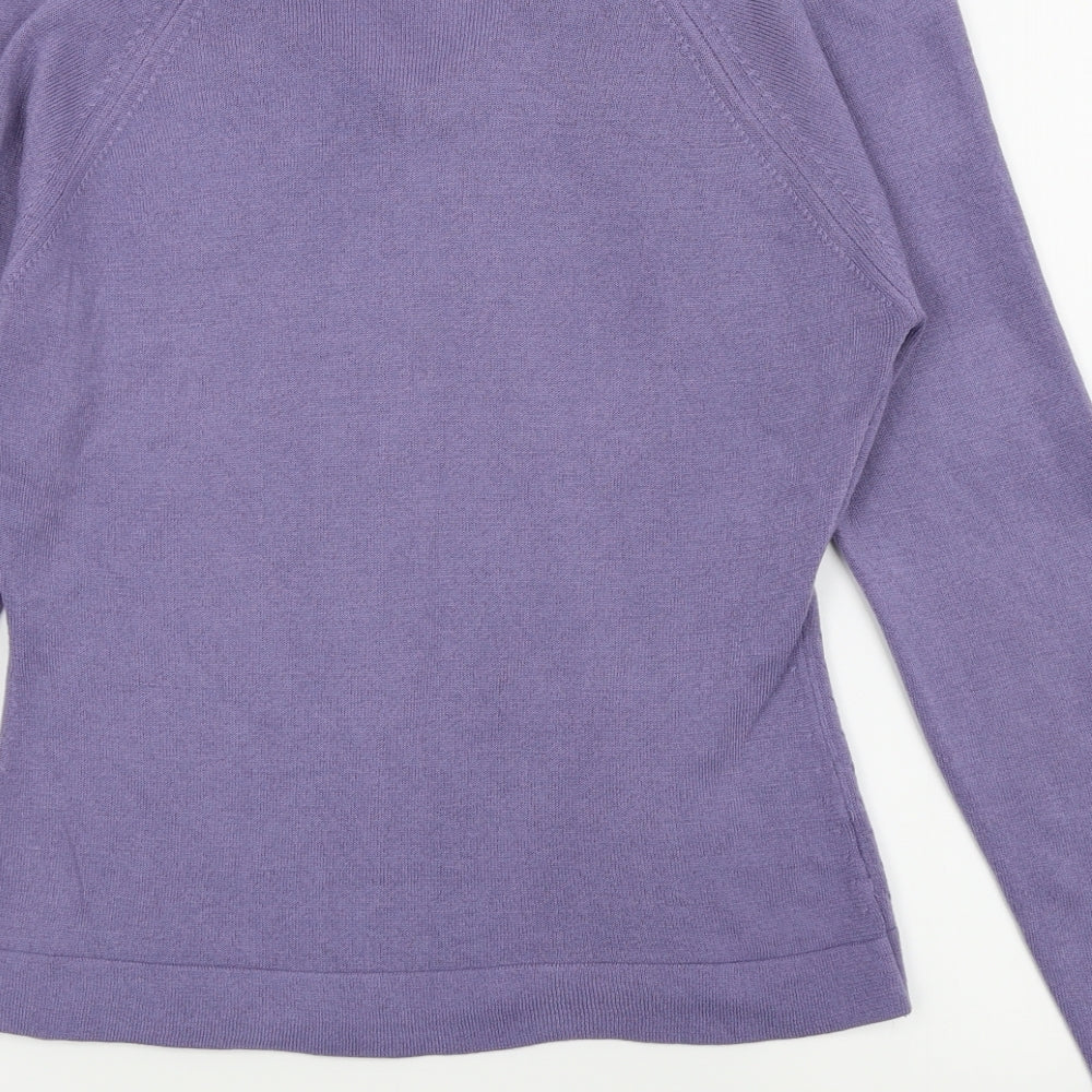 Asda George Womens Purple   Pullover Jumper Size 10