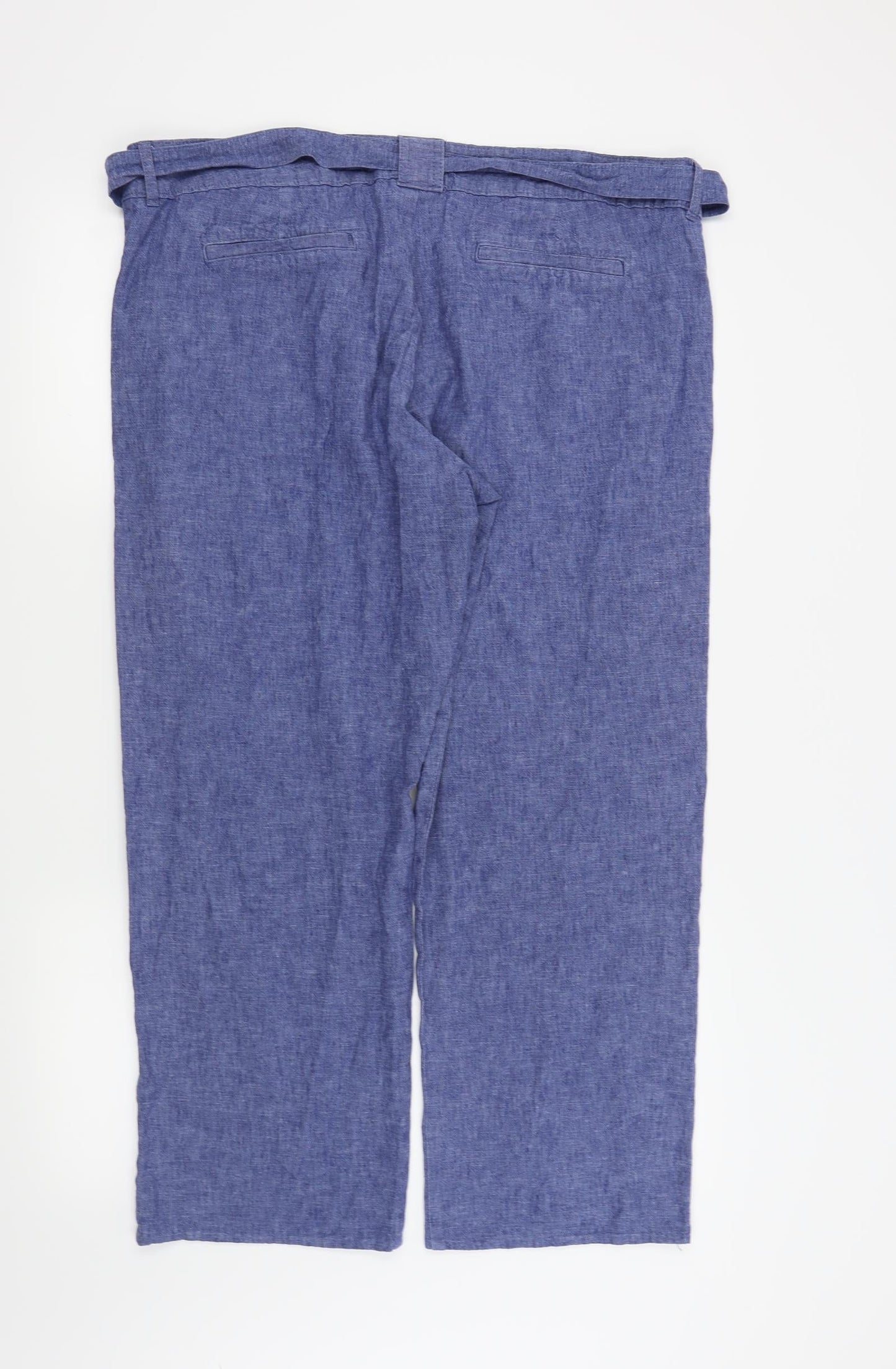 F&F Womens Blue   Trousers  Size 18 L25 in