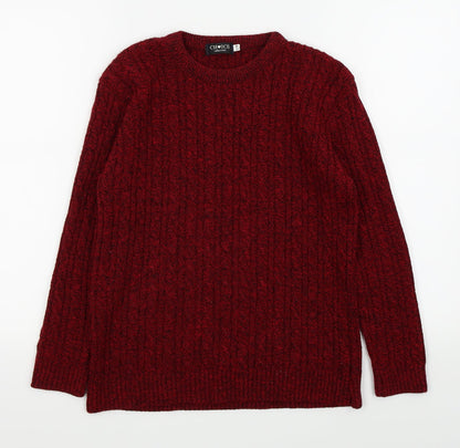 Preloved Choice Collection Womens Red   Pullover Jumper Size S - Front