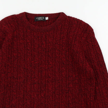 Preloved Choice Collection Womens Red   Pullover Jumper Size S - Detail