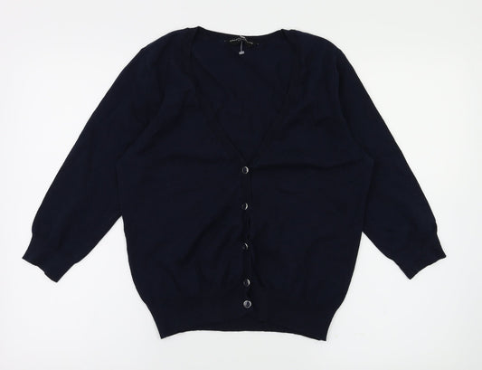 Dorothy Perkins Womens Blue   Cardigan Jumper Size 14