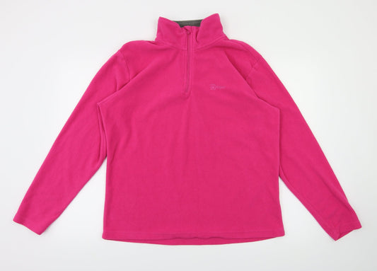 Preloved higear Womens Pink   Pullover Jumper Size 16 - Front