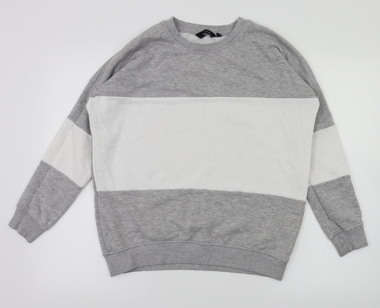 New Look Womens Grey   Pullover Hoodie Size 10