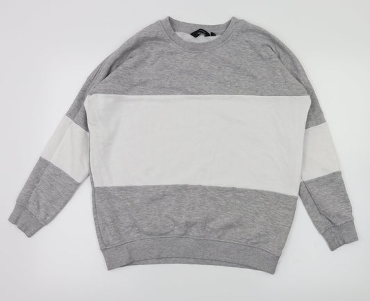 New Look Womens Grey   Pullover Hoodie Size 10