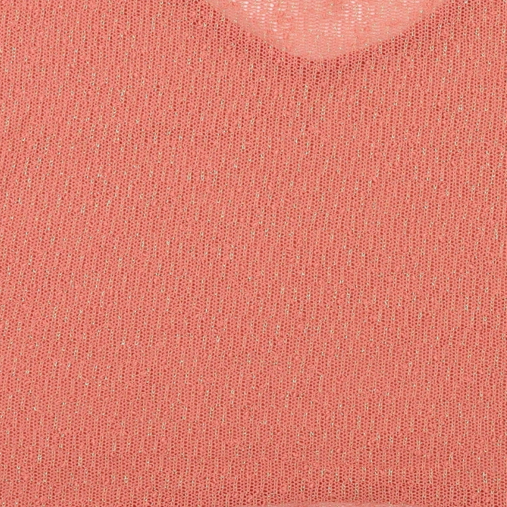 George Womens Orange   Basic T-Shirt Size 14