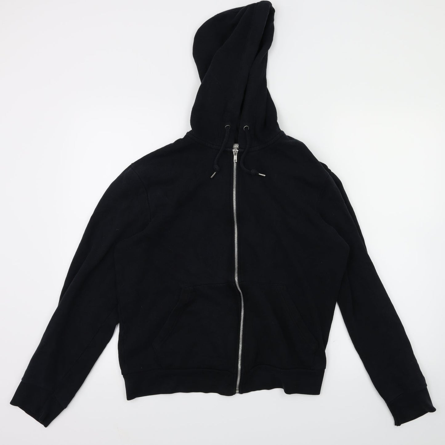 Topman Mens Black   Full Zip Jumper Size S