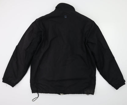 Preloved ative Mens Black   Jacket Coat Size S - Back