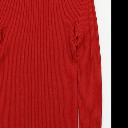Preloved Debbie Morgan Womens Red   Pullover Jumper Size M - Label