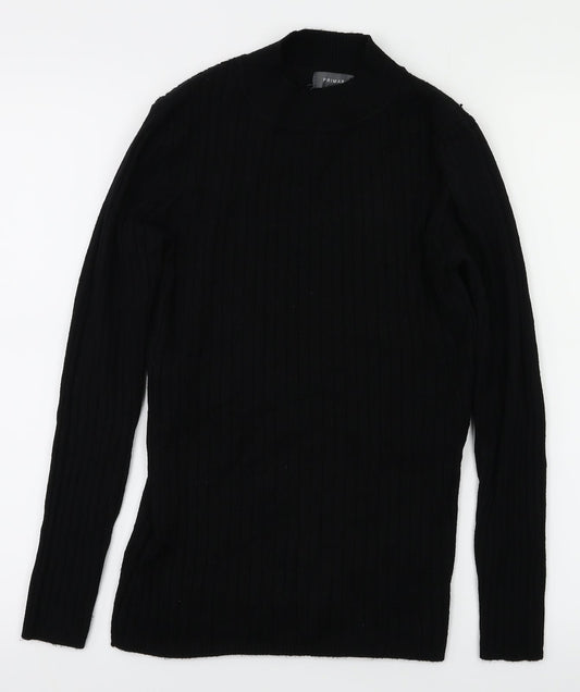 Primark Womens Black   Basic T-Shirt Size 12